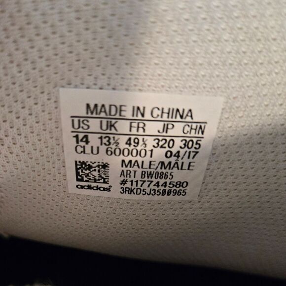 Adidas Men's Freak X Carbon Mid Football Shoe, White/White, 14 US - Picture 4 of 15